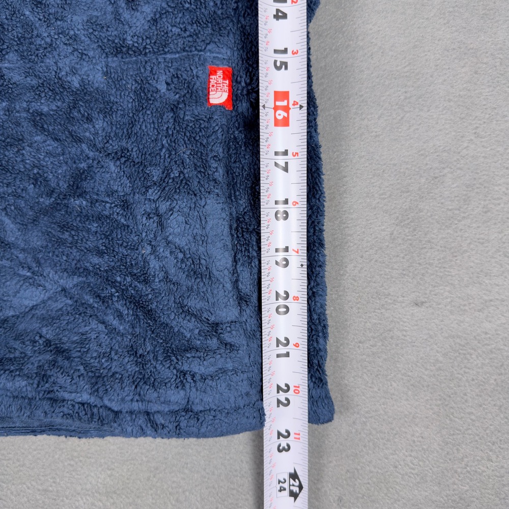 The North Face Osito Quarter Zip‎ Fleece Pullover Womens L Blue High Pile Cozy - Picture 5 of 6